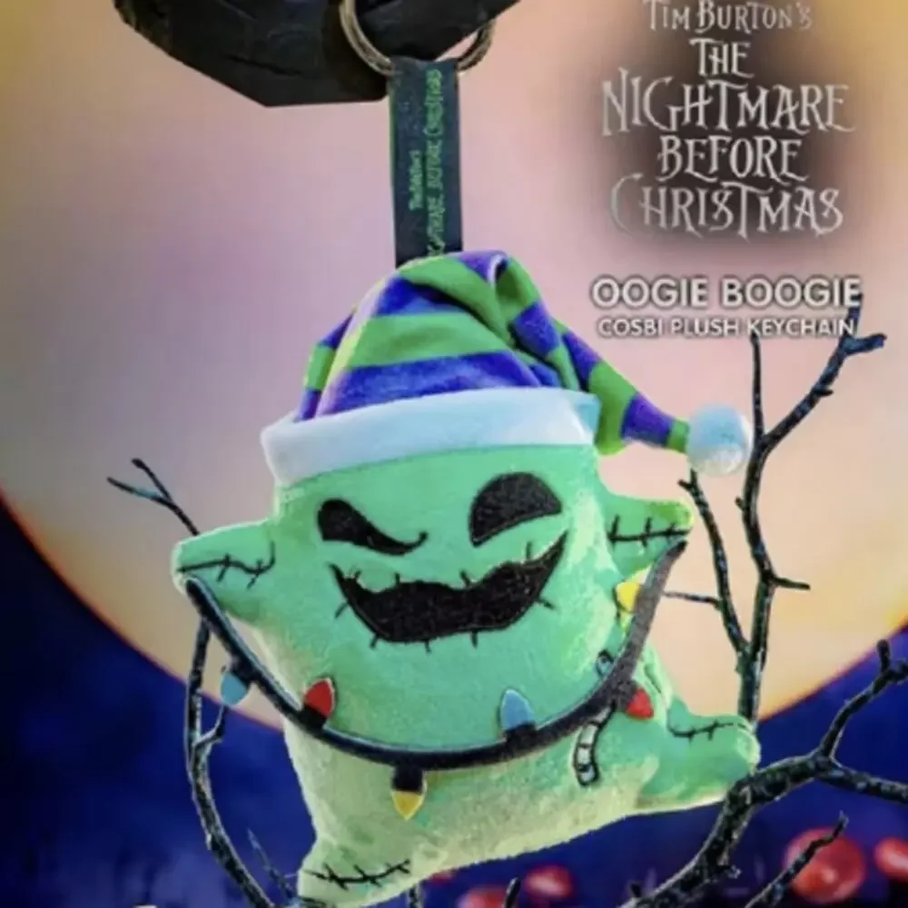 Disney x Cosbi x Nightmare Before Christmas Plush Charm, Oogie Boogie, New